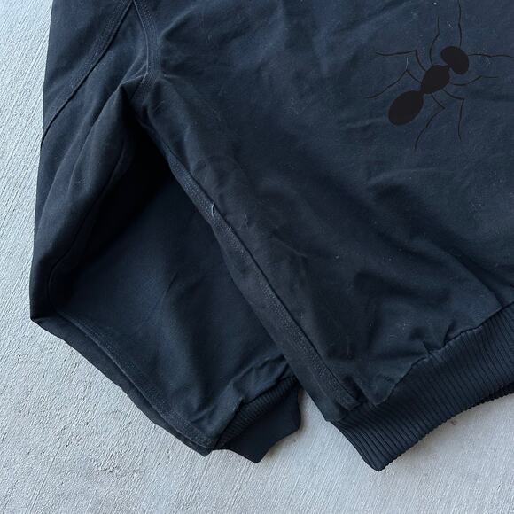 Vintage Y2K Carhartt J140 black hooded work wear jacket - Picture 8 of 10